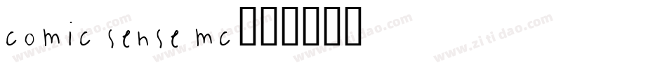 comic sense mc字体转换